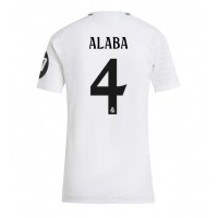 Maglia Calcio Real Madrid David Alaba #4 Prima Divisa Donna 2024-25 Manica Corta